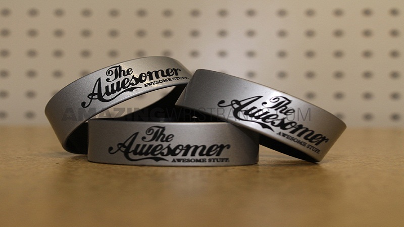 Silver wrist band